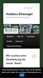Mobile Screenshot of holzbau-ellwanger.de